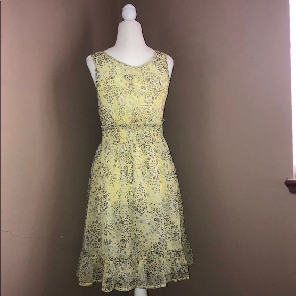EMMELEE VNeck Floral Print Sleeveless Dress Sz M - Picture 3 of 8